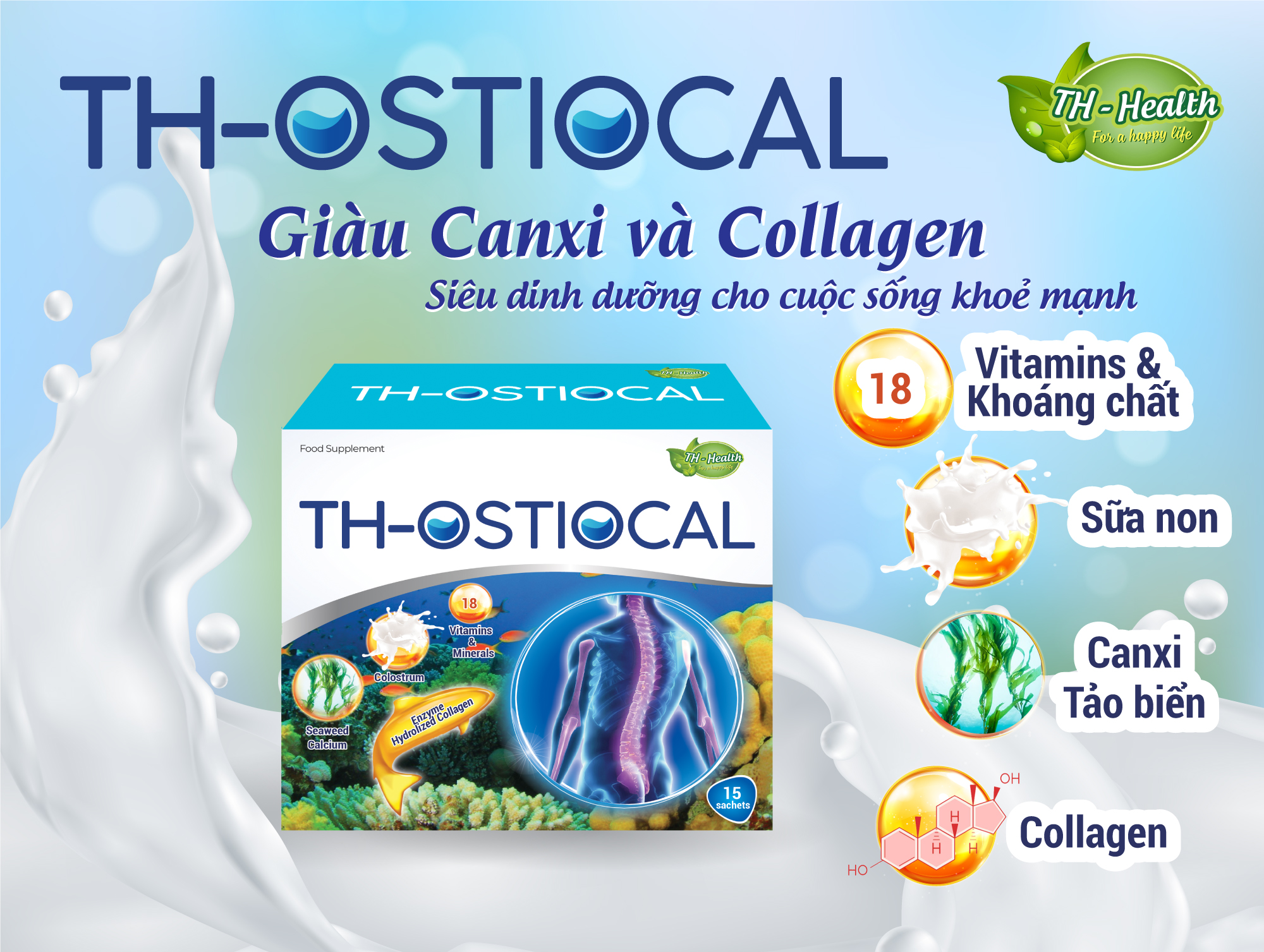 Canxi Hữu Cơ TH Ostiocal