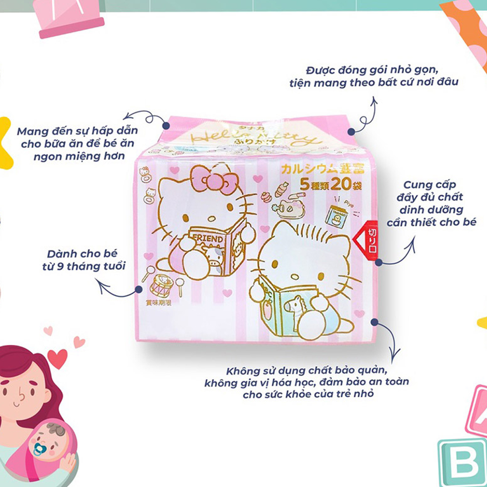 Gia vị rắc cơm Hello Kitty