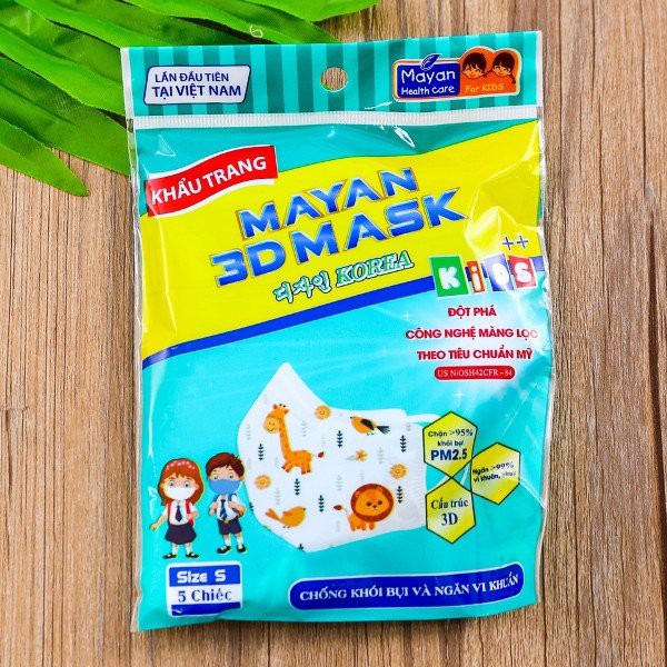 Khẩu trang trẻ em Mayan 3D mask Kids++ PM 2.5