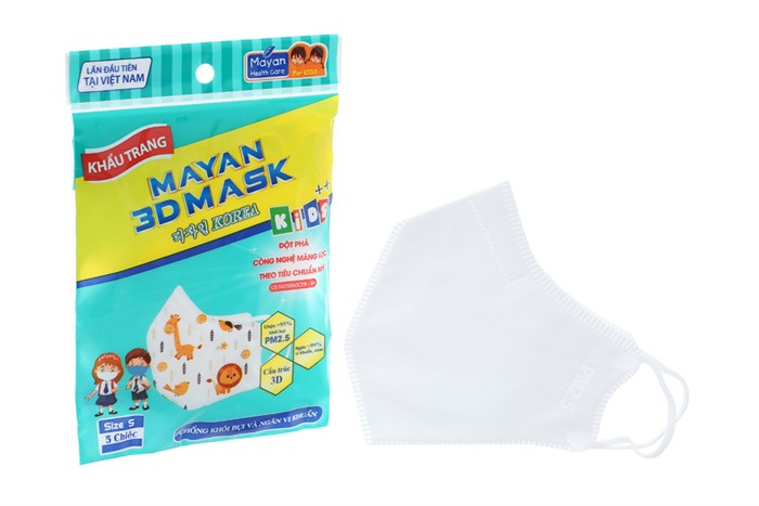 Khẩu trang trẻ em Mayan 3D mask Kids++ PM 2.5