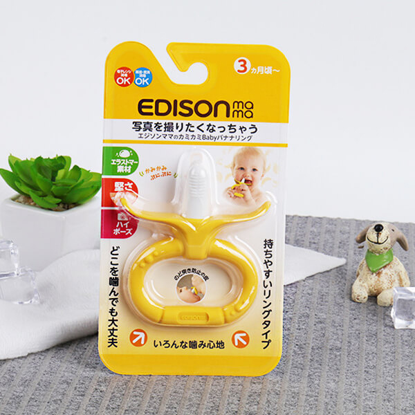 Gặm Nướu Hình Chuối Edison Mama Nhật Bản cho bé trên 3 tháng tuổi 29g