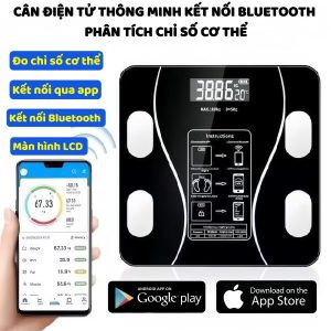 Cân Sức Khỏe Điện Tử Thông Minh Kết Nối Bluetooth